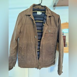 Flint & Tinder Waxed Trucker jacket Havana